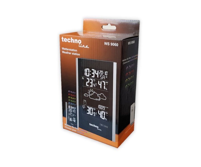 Technoline WS 9060 - Meteorologická stanice s a barevným inverzním displejem