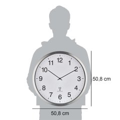 TFA 60.3548.02 - Nástěnné DCF hodiny XXL