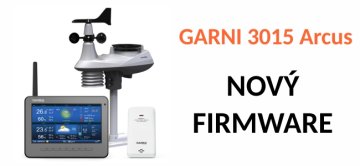 Nový firmware pro meteostanice GARNI 3015 Arcus