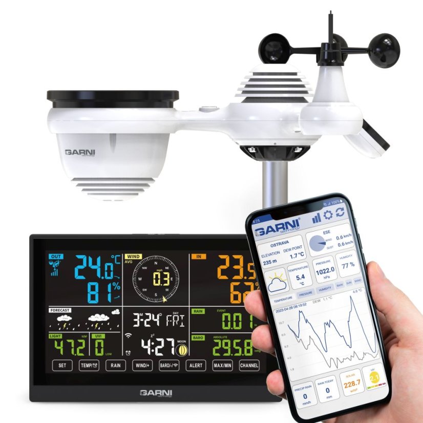 GARNI 980 Arcus - WiFi meteostanice 2. jakost