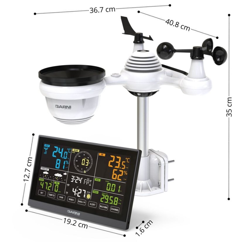 GARNI 980 Arcus - WiFi meteostanice 2. jakost