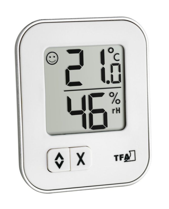 TFA 30.5026.02 - MOXX - Digitální teploměr s vlhkoměrem - bílý