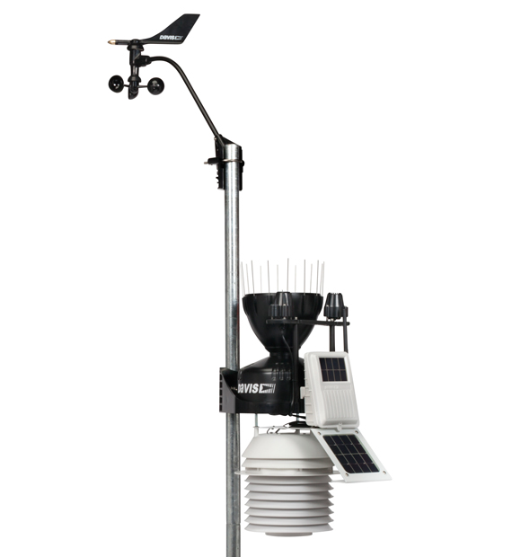 Davis 6263 - Meteostanice Davis Vantage Pro 2 - bezdrátová verze s 24 hod. aspiračním štítem verze PLUS + konzole Weatherlink