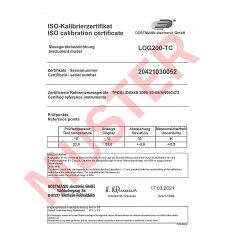 TFA 31.1060.02 LOG200 TC - USB Datalogger s displejem pro měření vnitřní teploty + externí pomocí termočlánkových sond s PDF výstupem