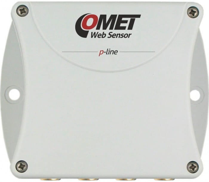 Comet P8541 - Web Sensor - čtyřkanálový snímač teploty a vlhkosti + kalibrační list