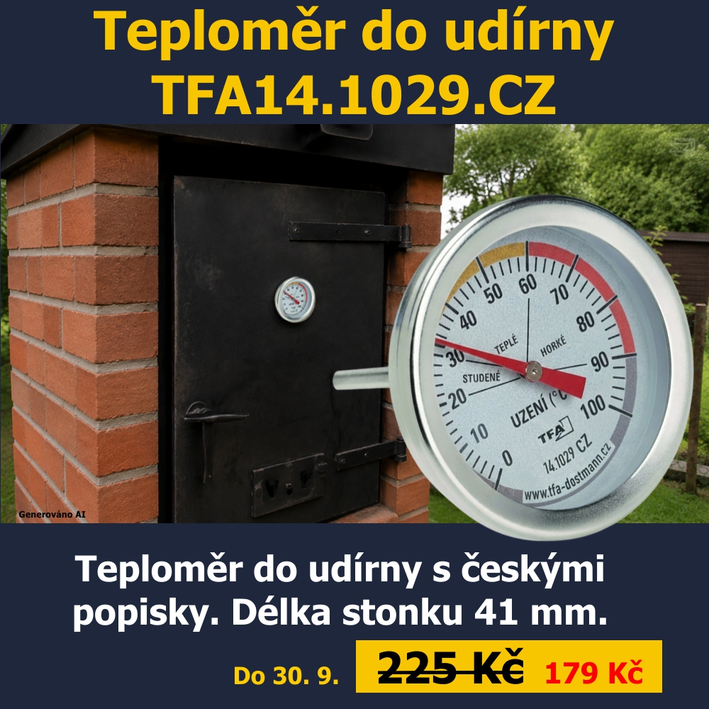 Teploměr do udírny