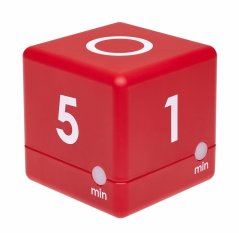 TFA 38.2039.05 - CUBE - Digitální časovač - červený