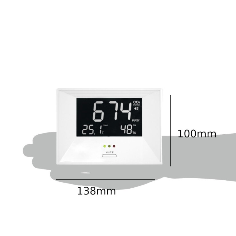 TFA 31.5003 AIRCO2NTROL LIFE - Indikátor koncentrace CO2