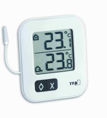 TFA 30.1043.02 - Digitální vnitřní/vnější teploměr