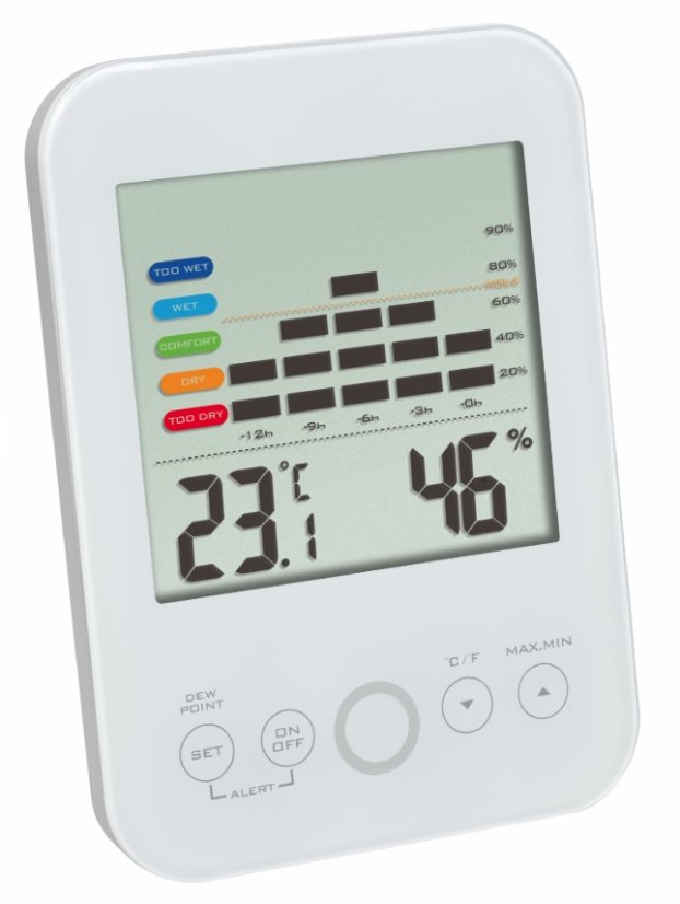 TFA 30.5046.02 - DIGITALES - Digitální teploměr s vlhkoměrem