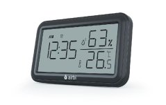 Airbi INDOOR pokojový teploměr a vlhkoměr - černý