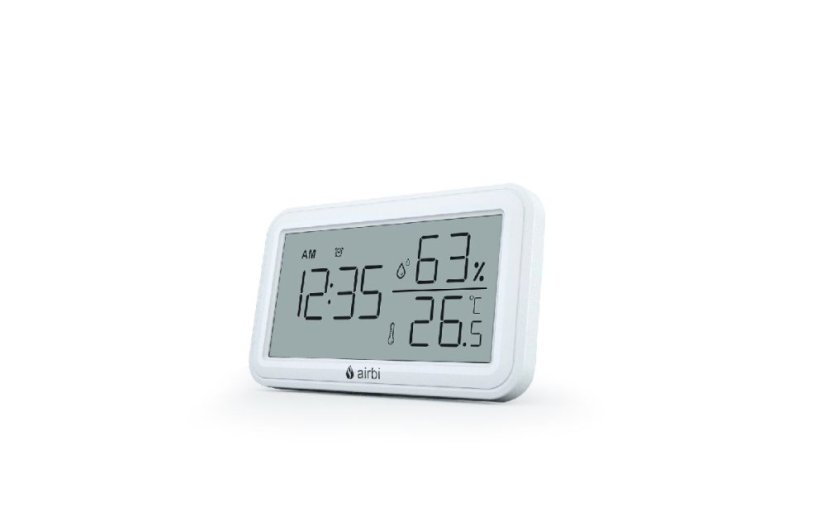 Airbi INDOOR pokojový teploměr a vlhkoměr - bílý
