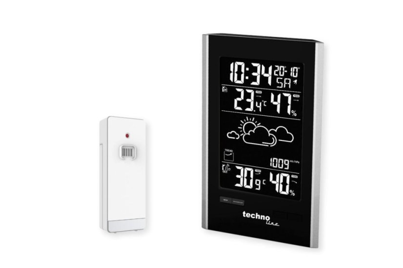 Technoline WS 9060 - Meteorologická stanice s a barevným inverzním displejem