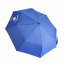 Deštník skládací teleskopický - modrý s logem METEOshop
