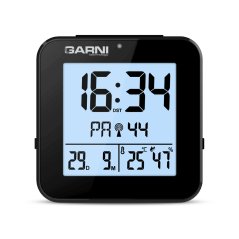 GARNI 138B – Digitální budík s měřením vnitřní teploty a vlhkosti
