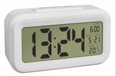 TFA 60.2018.02 - LUMIO - Digitální budík s možností podsvícení - barva bílá
