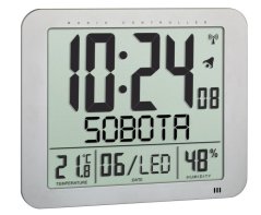 TFA 60.4516.54 - DCF nástěnné hodiny s češtinou