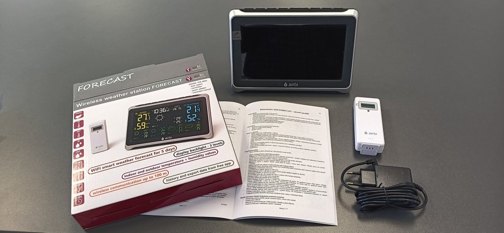 Unboxing Airbi FORECAST, obsah balení